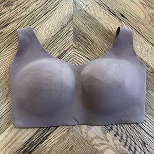 Wacoal 852226 Mocha Seamless Pullover Bra 2XL Molded Cups Wide Side Back